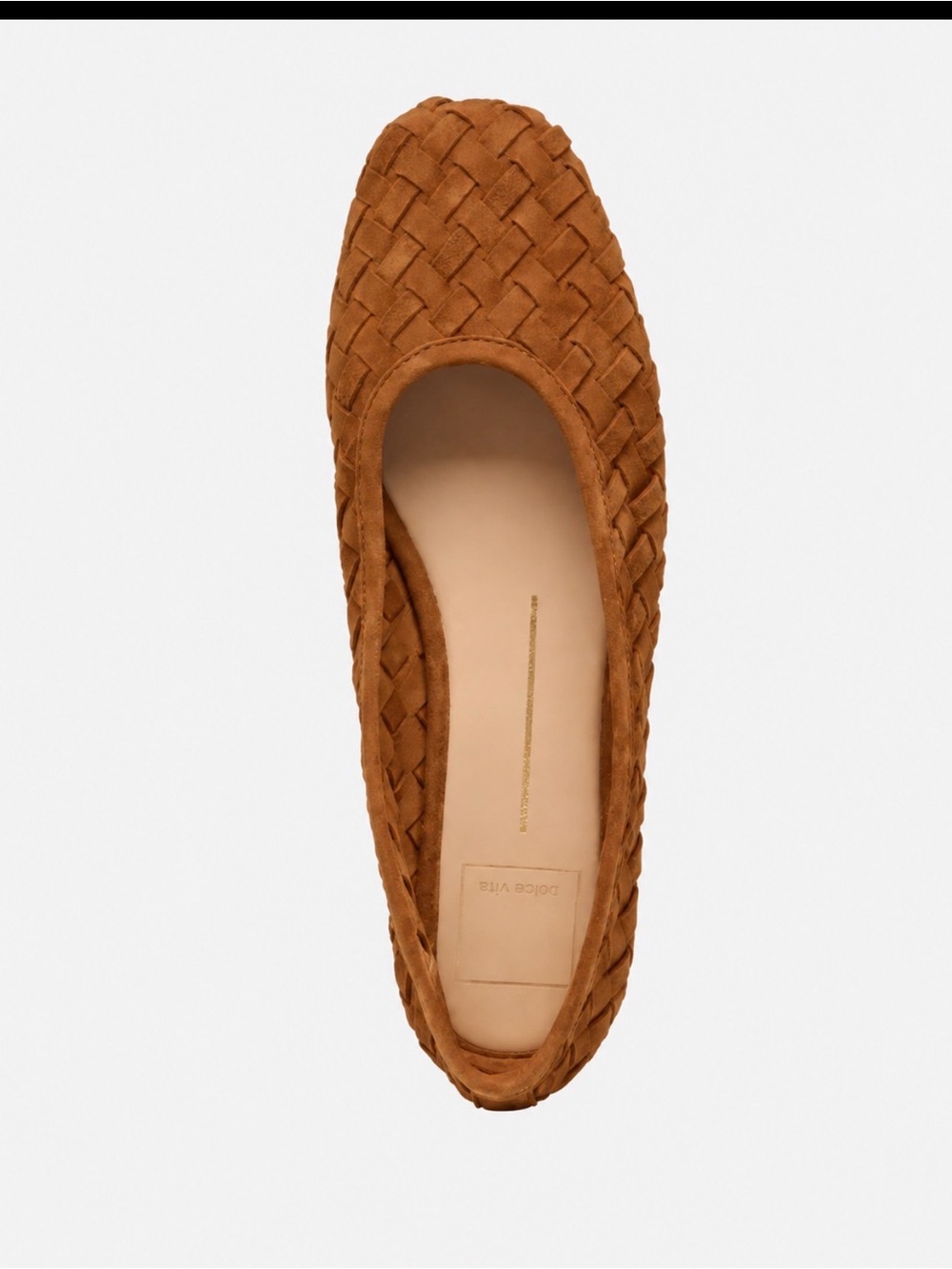 Dolce Vita Koy Ballet Flats Cognac Suede